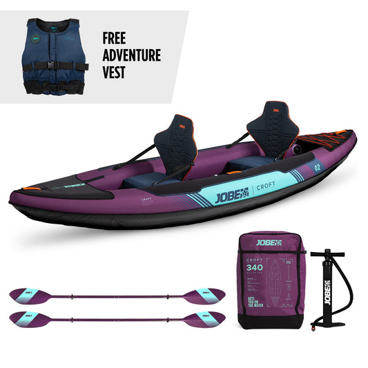 Jobe Croft 340 Inflatable Kayak Package